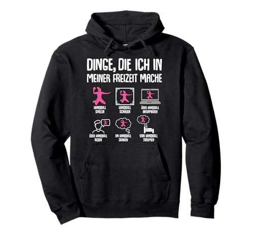 Handballerin Handball Mädchen Kinder Frauen Pullover Hoodie von Coole Handballspielerin & Handballer Zubehör
