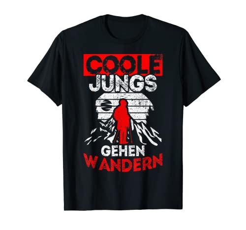 Coole Jungs gehen Wandern - Bergsteigen Wanderer T-Shirt von Coole Jungs gehen Wandern Designs