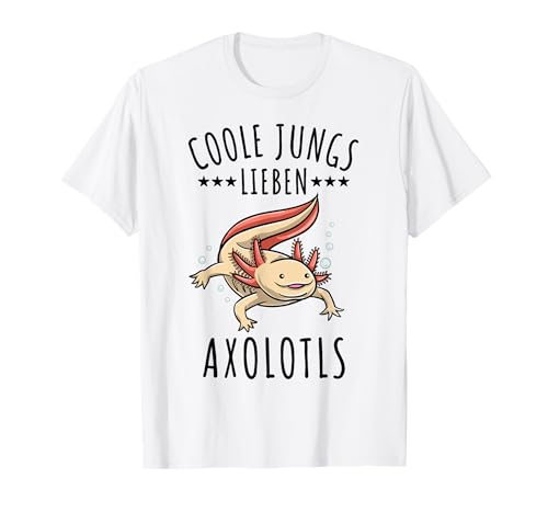 Coole Jungs lieben Axolotls Geschenk T-Shirt Coole Jungs lieben Axolotls Geschenk T-Shirt von Coole Jungs lieben Axolotls Geschenk