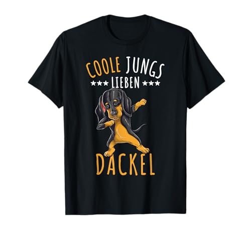 Coole Jungs lieben Dackel T-Shirt von Coole Jungs lieben Dackel