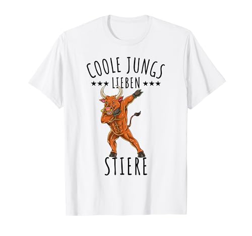 Coole Jungs lieben Stiere T-Shirt Coole Jungs lieben Stiere T-Shirt von Coole Jungs lieben Stiere