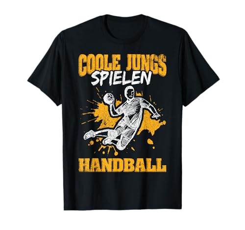 Coole Jungs spielen Handball - Handballer Jungen Geschenk T-Shirt von Coole Jungs spielen Handball - Handballer Zubehör