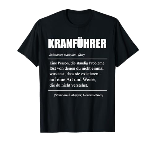 Coole Kräne & Baustelle Arbeit - Herren - Schwarz - S - T-Shirt - Kranführer Kran Kranfahrer Geschenk - Humorvolles T-Shirt mit Kurzarm und lockerer Passform Coole Kräne & Baustelle Arbeit - Herren - Schwarz - S - T-Shirt - Kranführer Kran Kranfahrer Geschenk - Humorvolles T-Shirt mit Kurzarm und lockerer Passform von Coole Kräne & Baustelle Arbeit