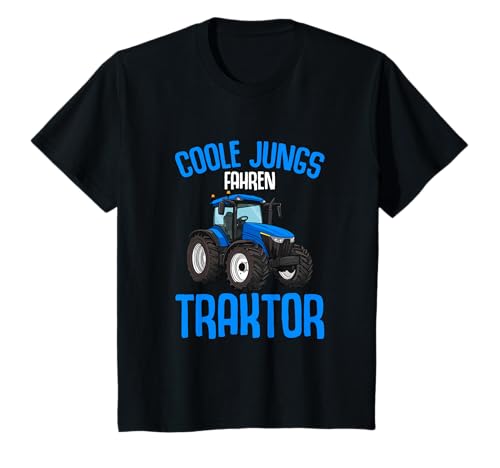 Coole Jungs fahren Traktor Trecker Junge T-Shirt von Coole Landwirtschaft Traktor Geschenke für Jungs
