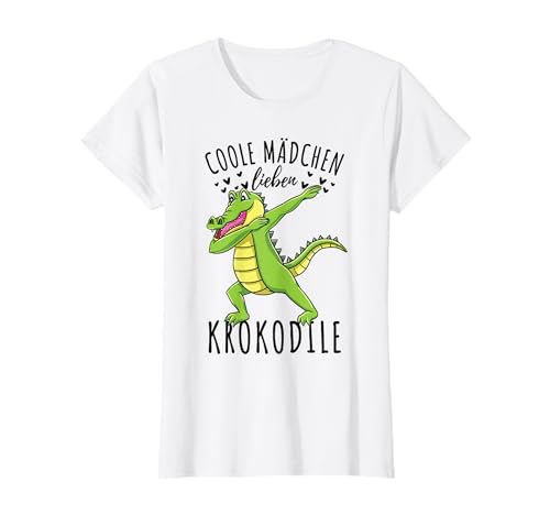 Coole Mädchen Lieben Krokodile T-Shirt von Coole Mädchen Lieben Krokodile
