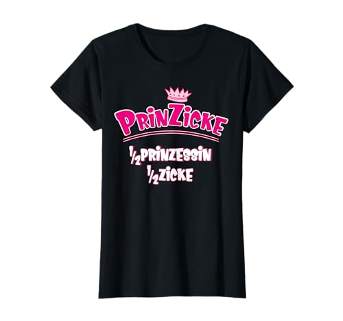Prinzicke Prinzessin Zicke süßes Geschenk Mädchen Geschenk T-Shirt Prinzicke Prinzessin Zicke süßes Geschenk Mädchen Geschenk T-Shirt von Coole Mädels Prinzicke Geschenk Designs