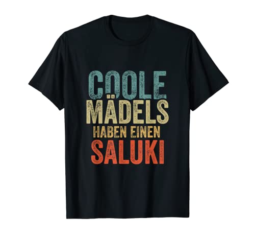 Coole Mädels haben einen Saluki T-Shirt von Coole Mädels haben einen Saluki