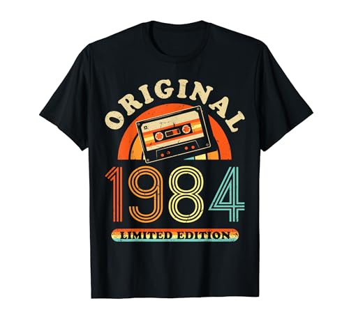 40.Geburtstag Original Männer Frauen Vintage Jahrgang 1984 T-Shirt von Coole Original Jahrgang Geschenke Geburtstag 2024