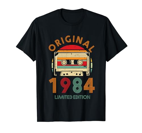 40.Geburtstag Original Männer Frauen Vintage Jahrgang 1984 T-Shirt von Coole Original Jahrgang Geschenke Geburtstag 2024