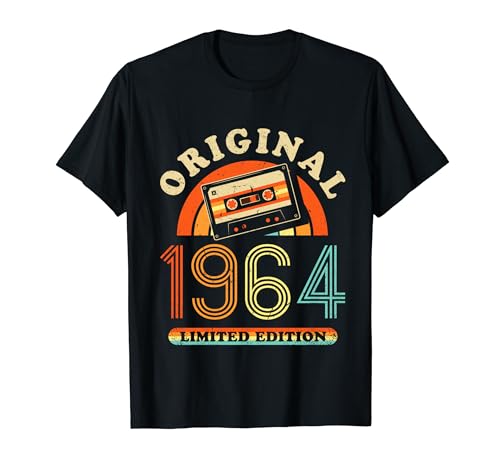 60.Geburtstag Original Männer Frauen Vintage Jahrgang 1964 T-Shirt von Coole Original Jahrgang Geschenke Geburtstag 2024
