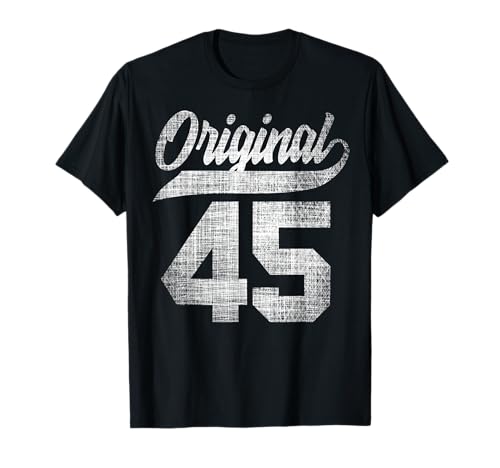 80.Geburtstag Original Männer Frauen Vintage Jahrgang 1945 T-Shirt von Coole Original Jahrgang Geschenke Geburtstag 2025