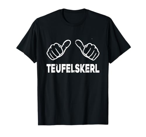 Vintage Teufelskerl Motiv Cooles Männer Geschenk Papa Opa... T-Shirt von Coole Papa Opa Onkel Männer Motive