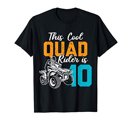 10. Geburtstag Geschenk Quad Fahrer ATV 4x4 Jungs Kinder T-Shirt 10. Geburtstag Geschenk Quad Fahrer ATV 4x4 Jungs Kinder T-Shirt von Coole Quad Fahrer Allrad Geburtstag Geschenke