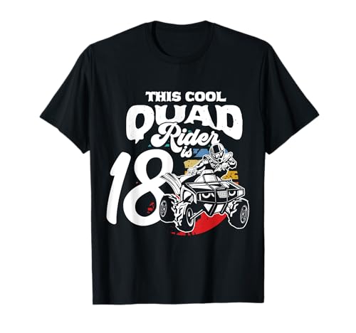 18. Geburtstag Geschenk Quad Fahrer ATV 4x4 Jungs Kinder T-Shirt 18. Geburtstag Geschenk Quad Fahrer ATV 4x4 Jungs Kinder T-Shirt von Coole Quad Fahrer Allrad Geburtstag Geschenke