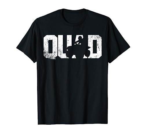 Vintage Quad Lustiges Quadfahrer ATV Geschenk Jungen Männer T-Shirt von Coole Retro Quad Fahren Quadfahrer Geschenkideen