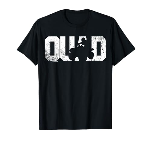 Vintage Quad Lustiges Quadfahrer ATV Geschenk Jungen Männer T-Shirt von Coole Retro Quad Fahren Quadfahrer Geschenkideen