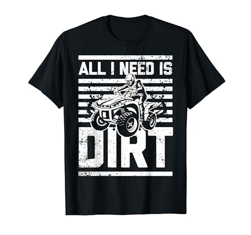 Vintage Quad Lustiges Quadfahrer ATV Geschenk Jungen Männer T-Shirt von Coole Retro Quad Fahren Quadfahrer Geschenkideen