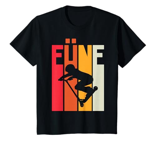 5. Geburtstag Retro Roller Fahrer Scooter Jungs Kinder T-Shirt von Coole Roller Fans Scooter Geburtstag Motiv Designs
