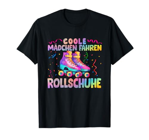 Rolllschuh Coole Mädchen Fahren Rollschuhe Roller Skates T-Shirt Rolllschuh Coole Mädchen Fahren Rollschuhe Roller Skates T-Shirt von Coole Roller Skating Geschenkideen