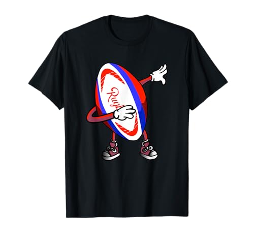Dabbing Rugby Spieler Sport Geschenkidee Jungs Männer Rugby T-Shirt von Coole Rugby Geschenke