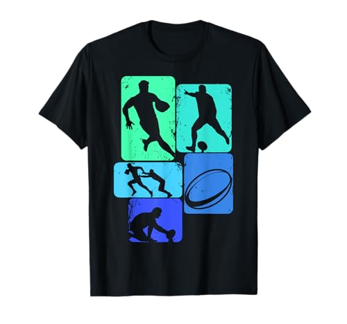Coole Rugby Motiv Geschenkideen Rugby Jungen Kinder T-Shirt Schwarz Kurzarm S EU 16-16.5 Kleinkind Regular Kind Klassische Passform Rugby-Themed Kids T-Shirt von Coole Rugby Motiv Geschenkideen