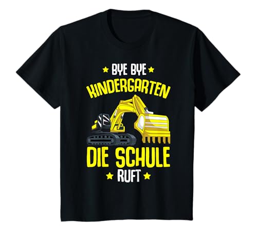 Kinder Einschulung 2025 Bagger Schulkind Schulanfang T-Shirt Kinder Einschulung 2025 Bagger Schulkind Schulanfang T-Shirt von Coole Schulkind & Erstklässler Geschenkideen