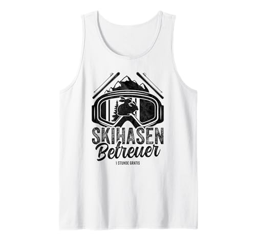 Herren Skihasen Betreuer Skiurlaub Skilehrer Apres Ski Party Tank Top von Coole Skifahren Apres Ski Wintersport Geschenke