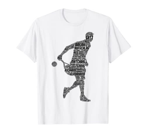 Tennis Tennisspieler Jungen Männer T-Shirt von Coole Tennisspieler Geschenkideen