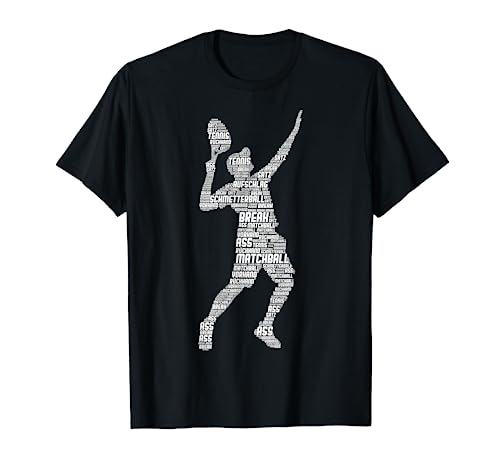 Tennis Tennisspieler Männer Jungen T-Shirt von Coole Tennisspieler Geschenkideen