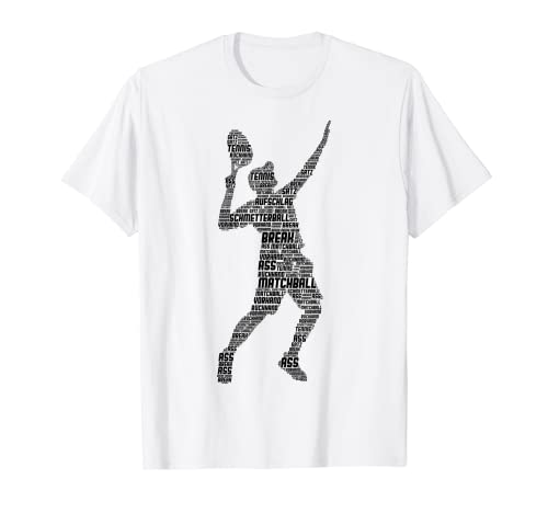 Tennis Tennisspieler Männer Jungen T-Shirt von Coole Tennisspieler Geschenkideen