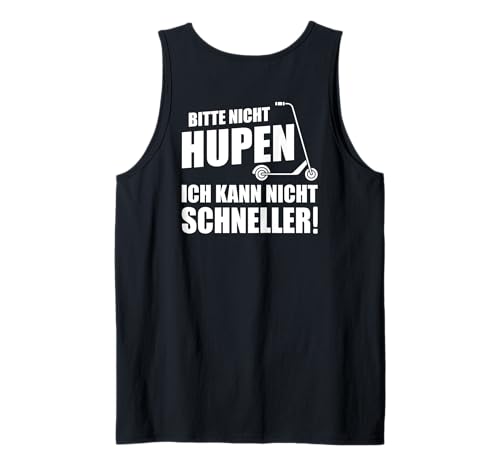 Herren Bitte Nicht hupen - Stunt Scooter Roller Kickscooter Tank Top Herren Bitte Nicht hupen - Stunt Scooter Roller Kickscooter Tank Top von Coole Tretroller & Kick Scooter E-Roller Sprüche
