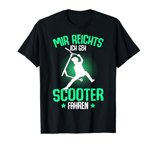 Stunt Scooter Roller Tretroller Spruch Jungen T-Shirt von Coole Tretroller & Scooter Motiv Geschenkideen