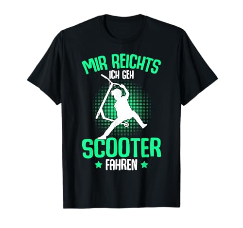 Stunt Scooter Roller Tretroller Spruch Jungen T-Shirt von Coole Tretroller & Scooter Motiv Geschenkideen