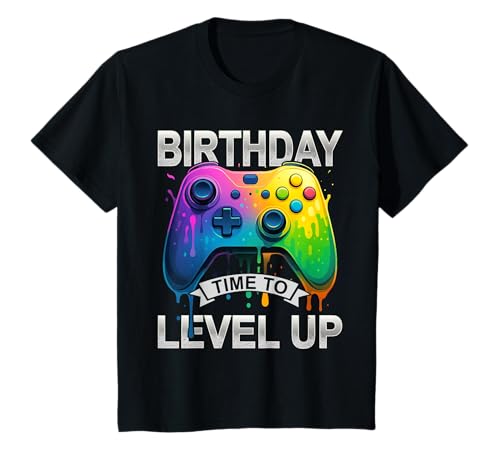 Kinder Junge Geburtstag Gamer Level Up Kindergeburtstag T-Shirt Kinder Junge Geburtstag Gamer Level Up Kindergeburtstag T-Shirt von Cooles Geburtstagsshirt Gamer Zocker Geburtstag