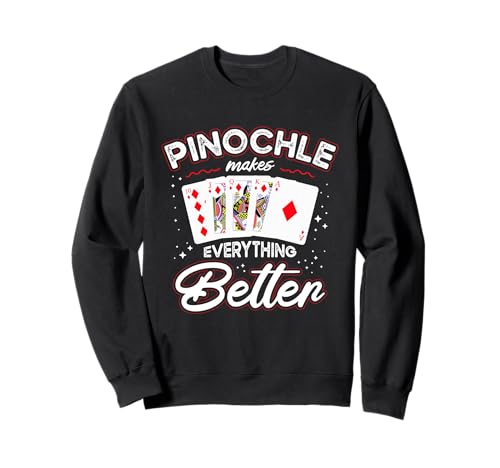 Pinochle Bash Design Männer Frauen - Karten Spieleabend Sweatshirt von Cooles Pinochle Karten Outfit