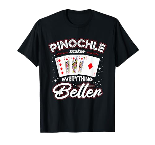 Pinochle Bash Design Männer Frauen - Karten Spieleabend T-Shirt von Cooles Pinochle Karten Outfit