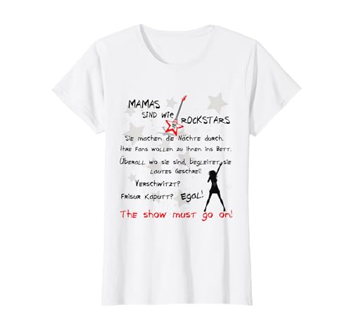 T-Shirt Geschenk für Mama den Star ...sie rockt - Shirt T-Shirt T-Shirt Geschenk für Mama den Star ...sie rockt - Shirt T-Shirt von Cooles Rockiges Muttertagsgeschenk für Mama Star