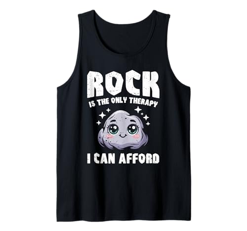 Schere Stein Papier Männer Frauen Kinder Kawaii Stein Tank Top von Cooles Spiel Apparel Für Schule Und Universität