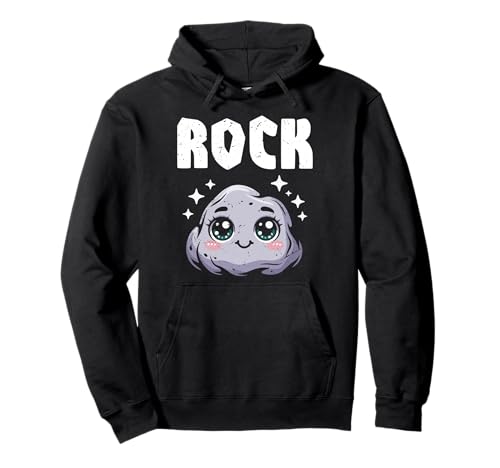 Schere Stein Papier Männer Frauen Kinder Steincharakter Pullover Hoodie von Cooles Spiel Apparel Für Schule Und Universität