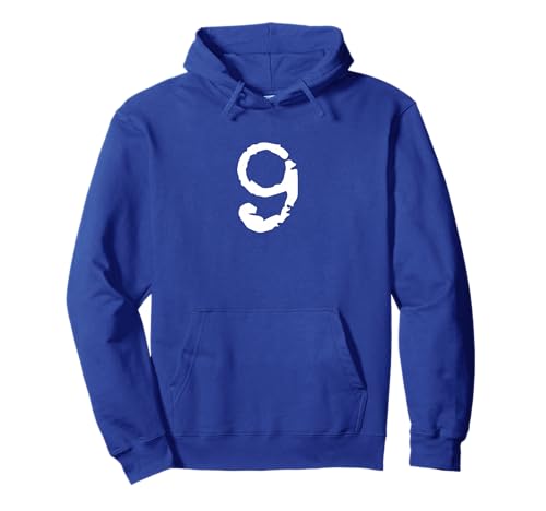 T-Shirt Nummer 9, leuchtende Farben, für Kinder und Erwachsene Pullover Hoodie T-Shirt Nummer 9, leuchtende Farben, für Kinder und Erwachsene Pullover Hoodie von Coolest Number Tees