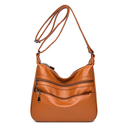 Coolives Damen Umhängetasche Casual Schultertasche Messenger Tasche Gelb EINWEG von Coolives