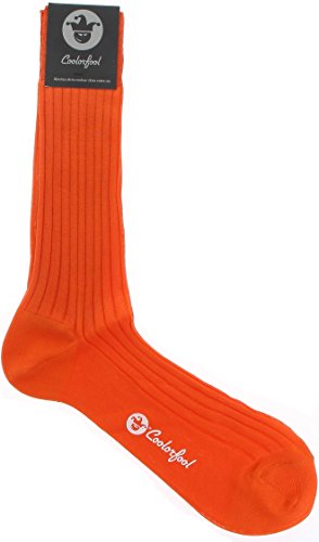 Coolorfool Gemischte Socken Luxus-Baumwollgarn - 100% Baumwolle zum halben Preis Orange County T41 / 42 von Coolorfool