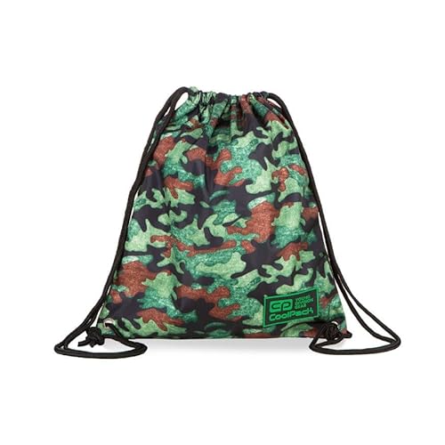 Coolpack B74095, Turnbeutel SPRINT LINE CAMO FUSION GREEN, Multicolor von Coolpack