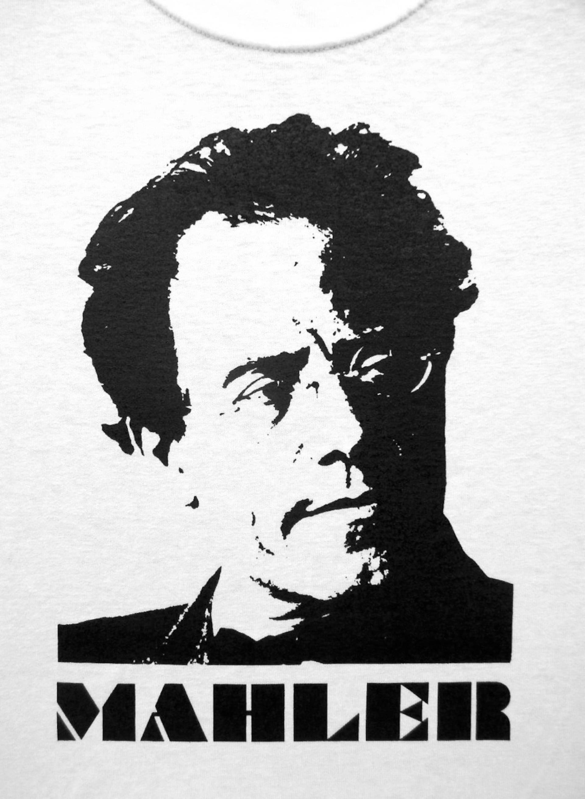 Gustav Mahler T-Shirt Ausverkauf Kostenloser Versand in Die Usa Weiß Gustav Mahler T-Shirt Ausverkauf Kostenloser Versand in Die Usa Weiß von Coolshirtsforyou