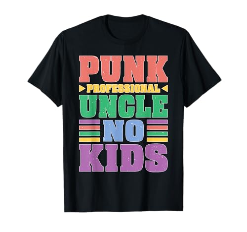 Punk Professional Uncle No Kids Cooler Verwandter T-Shirt von Coolste Onkel-Crew