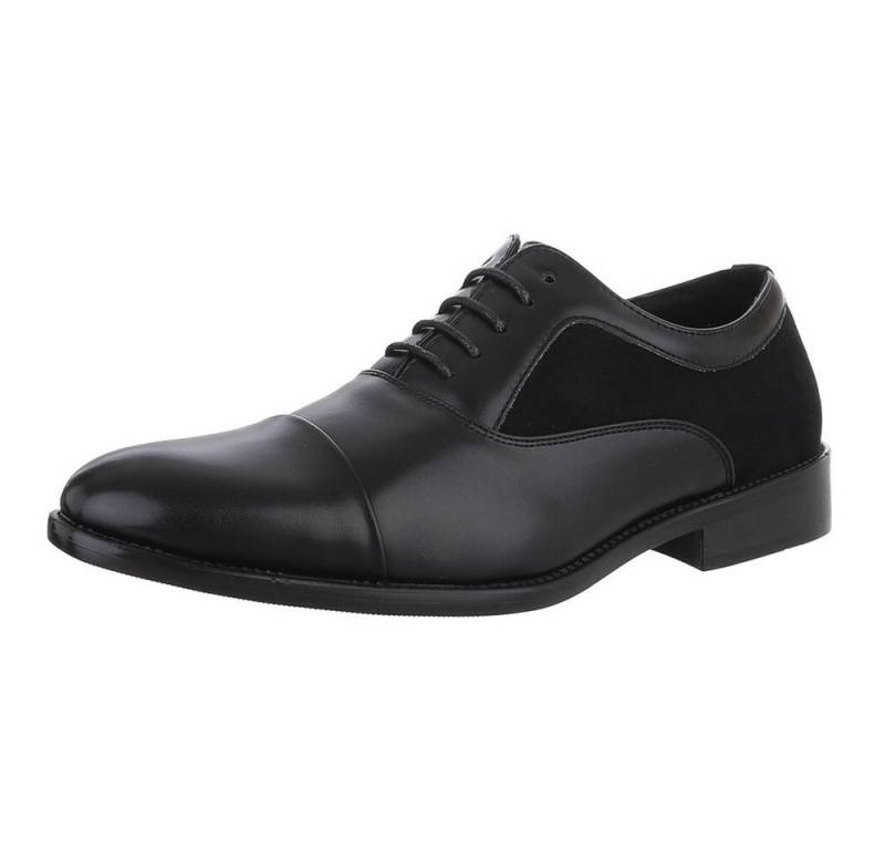 Coolwalk Eleganter Schnürschuh für Herren – Komfort und Stil Schnürschuh (89229204) Blockabsatz Business-Schuhe in Schwarz von Coolwalk