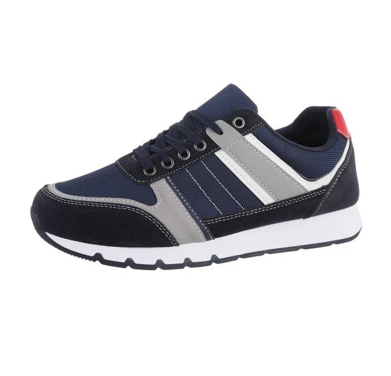 Coolwalk Herren Low-Top Freizeit Sneaker (80201807) Flach Sneakers in Dunkelblau von Coolwalk