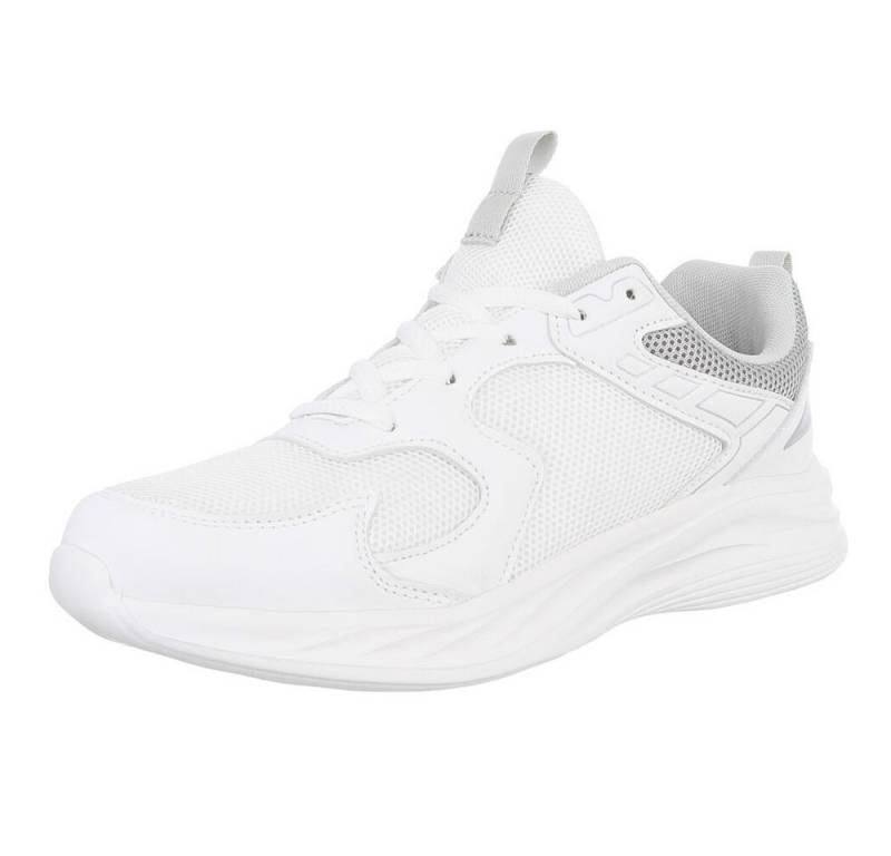 Coolwalk Herren Low-Top Freizeit Sneaker (88843928) Flach Sneakers in Weiß von Coolwalk