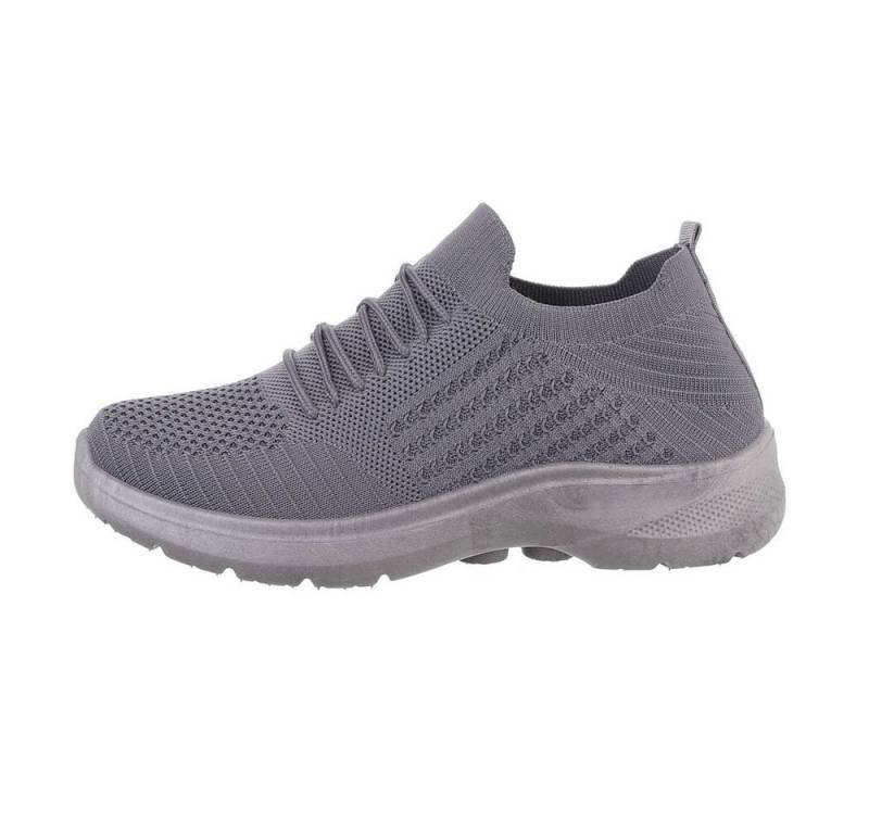 Coolwalk Herren Low-Top Freizeit Sneaker Flach Sneakers in Grau von Coolwalk