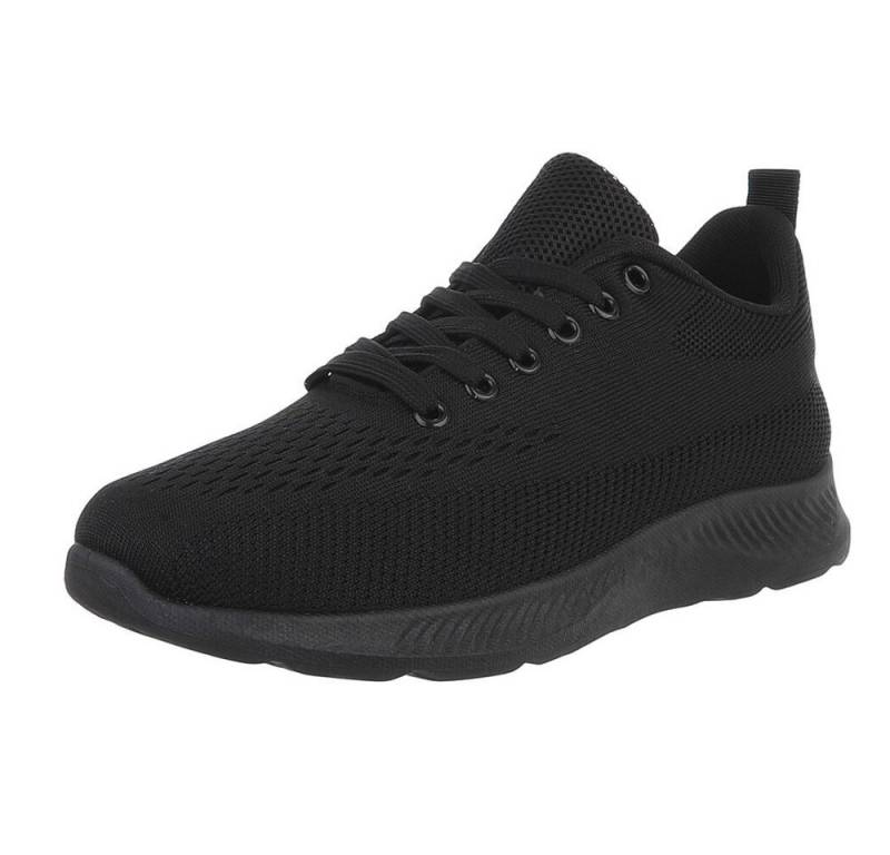 Coolwalk Moderner Herren Sneaker mit atmungsaktivem Obermaterial Sneaker (89951885) Flach Sneakers in Schwarz von Coolwalk
